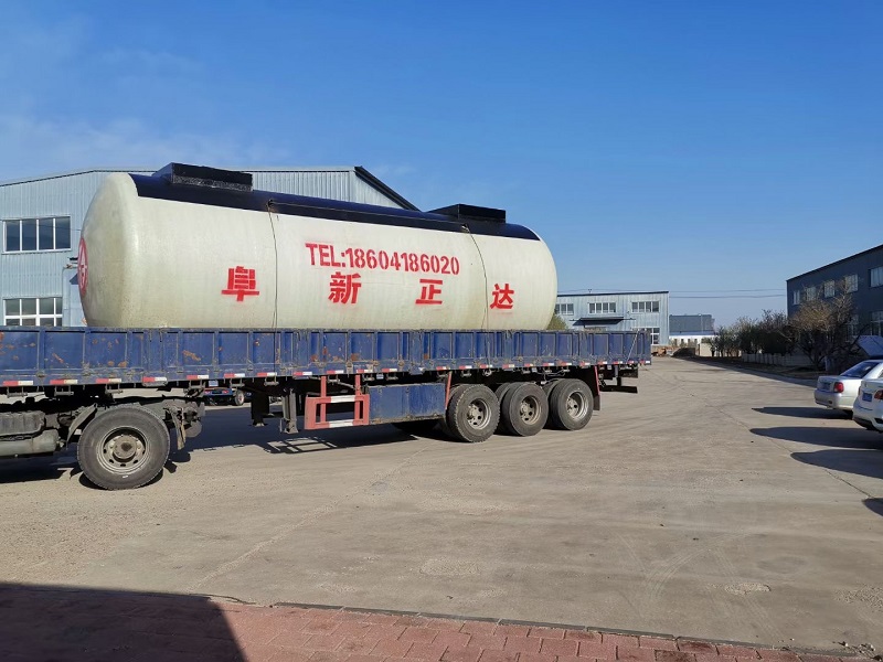 遼寧環(huán)保集團環(huán)保處理用雙層罐發(fā)貨，阜新正達(dá)制罐
